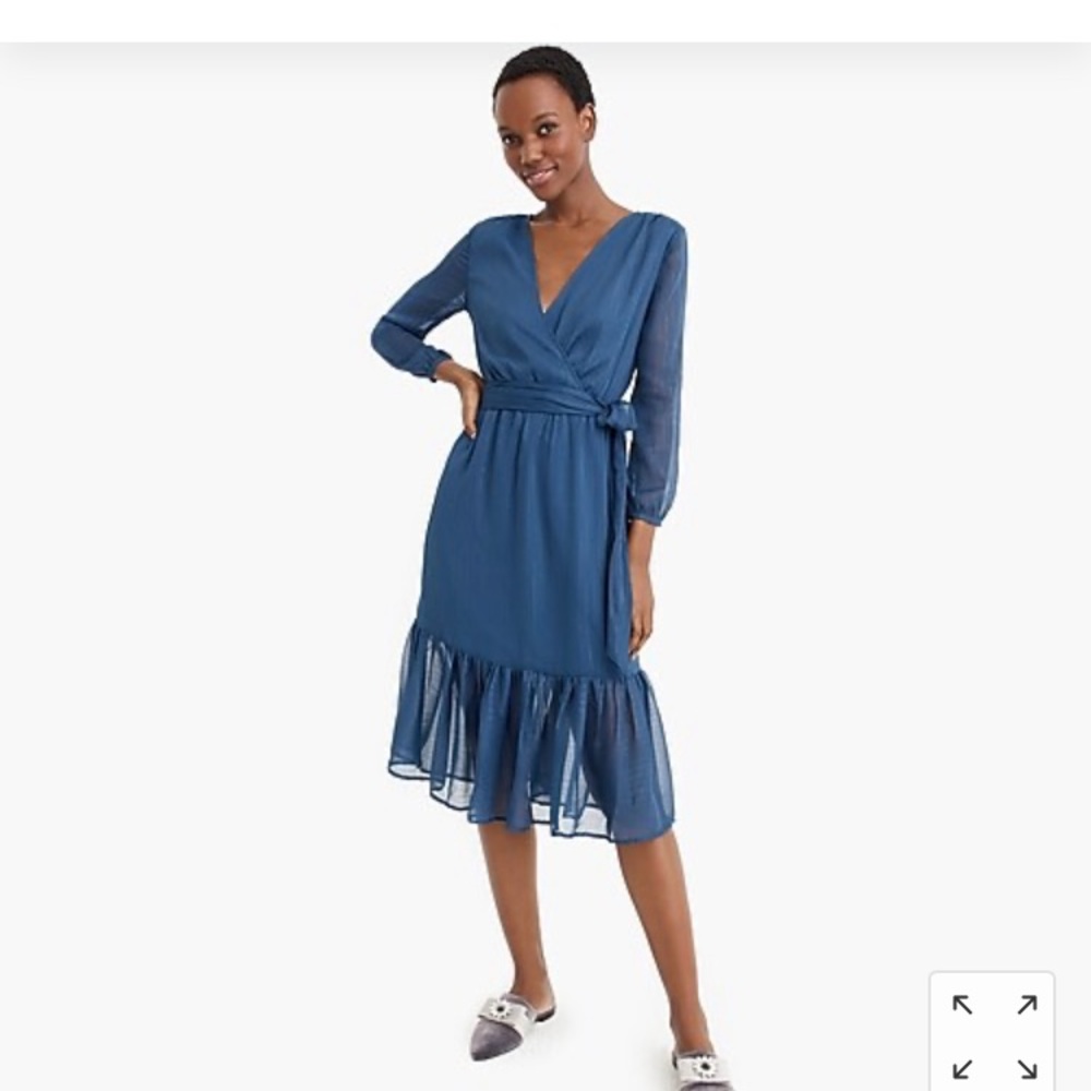 NWT J. Crew Point Sur Wrap Style Dress